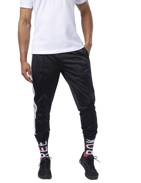 pantalones reebok negro