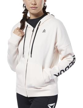 Chaqueta Reebok Linear Logo Fullzip Rosa