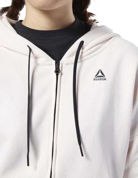 Chaqueta Reebok Linear Logo Fullzip Rosa