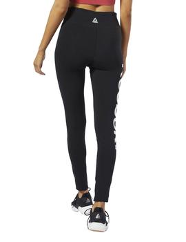 Mallas Reebok Linear Logo Negro/Rosa
