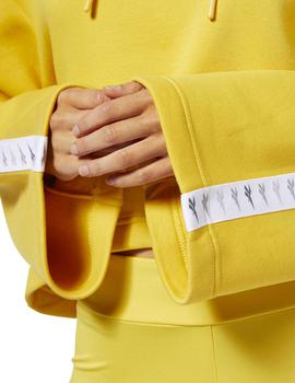 sudadera reebok classic amarillo