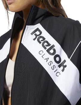 Chaqueta Reebok CL Negro/Blanco