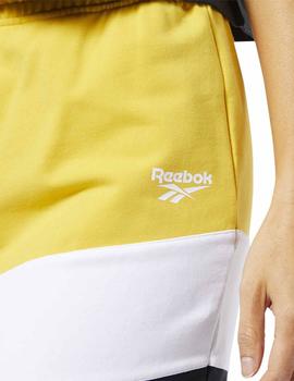 Falda Reebok CL V P Amarillo/Blanco/Negro