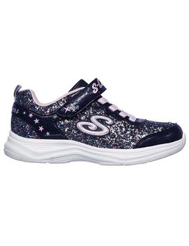 Zapatillas Skechers Glimmer Kicks Marino Niña