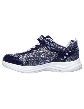 Zapatillas Skechers Glimmer Kicks Marino Niña