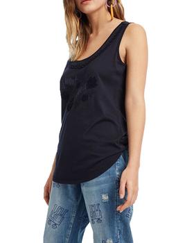 Camiseta Desigual Lindsey 3/4 Negro