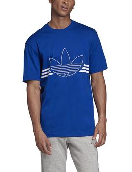 Camiseta Adidas Outline TRF Azul