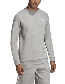 Sudadera Adidas Essential Crew Gris