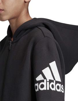 Chaqueta Adidas YB MH BOS FZ Negro