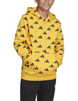 Sudadera Adidas YB ID TP FZ HD Amarillo