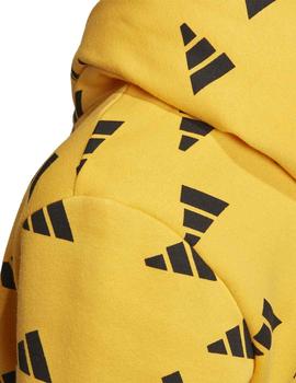 Sudadera Adidas YB ID TP FZ HD Amarillo