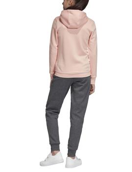 Chandal Adidas  YG Hood Cot TS Rosa/Gris