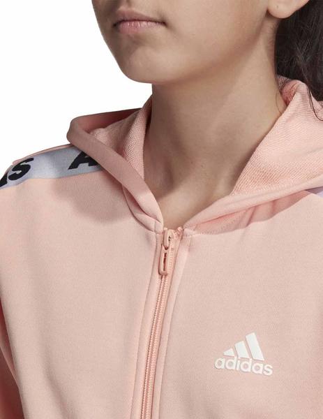 Chandal Adidas Hood Rosa/Gris