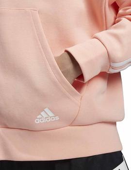 Chaqueta Adidas YG MH 3S FZ HD Rosa