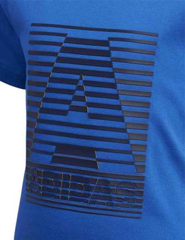 Camiseta Adidas LB Cotton Azul