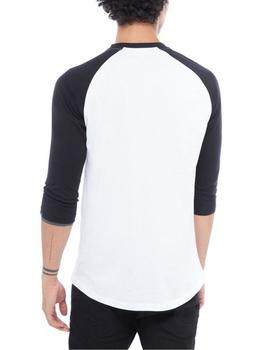 Camiseta Vans MN OTW Raglan 3/4 Blanco/Negro