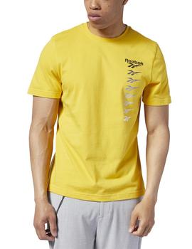 Camiseta Reebok CL V P  Amarillo