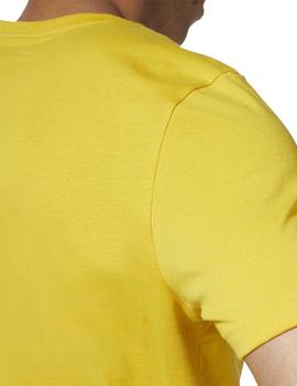 Camiseta Reebok CL V P  Amarillo