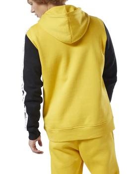 sudadera reebok classic amarillo