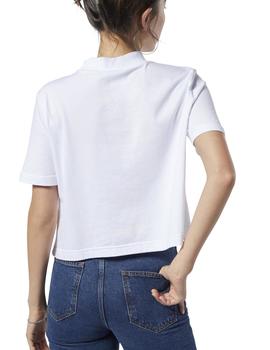 Camiseta Reebok CL V P Cropeed Blanco