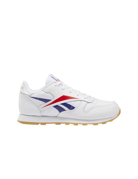 Zapatillas Reebok Leather Blanco/Rojo/Mno