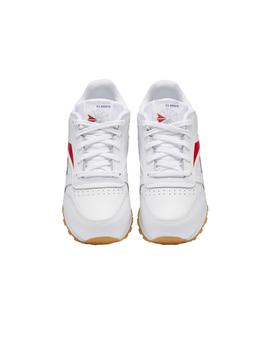 Zapatillas Reebok Classic Leather Blanco/Rojo/Mno