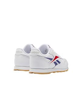 Zapatillas Reebok Classic Leather Blanco/Rojo/Mno