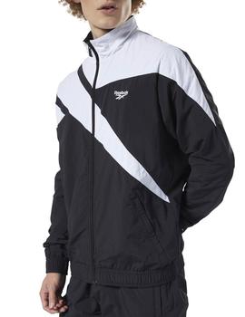 Chaqueta Reebok CL V FR Tracktop Negro/Blanco