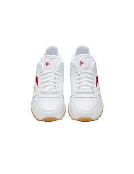 Zapatillas Reebok Classic Leather MU Blanco/Rojo/M