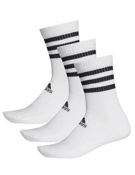 Calcetines Adidas 3S CSH CRW3P Blanco