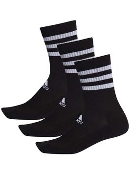 Calcetines Adidas 3S CSH CRW3P Negro