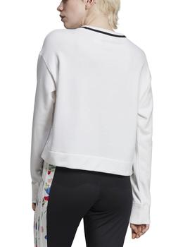 Sudadera Adidas Cropped Blanco