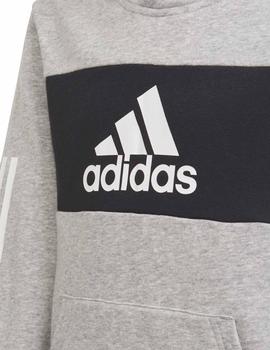 Sudadera Adidas YB Sid Po Gris