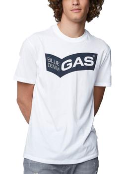 Camiseta Gas Mauri/s Gas Logo Blanco