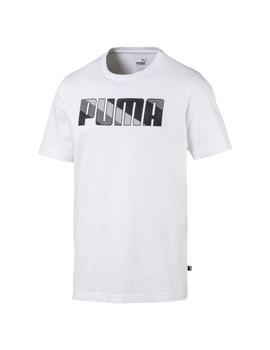 Camiseta Puma Brand Graphic Blanco