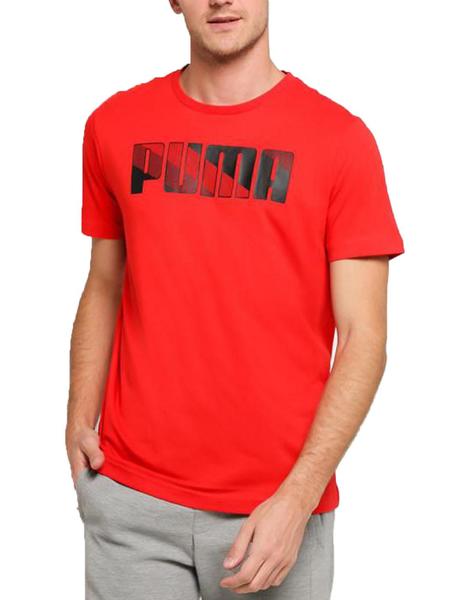 Camiseta Puma Brand Graphic Rojo