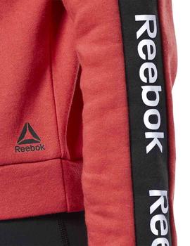 Sudadera Reebok Linear Logo Rojo