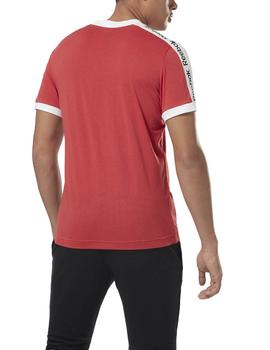 Camiseta Reebok TE BL SS Graphic Rojo