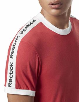 Camiseta Reebok TE BL SS Graphic Rojo