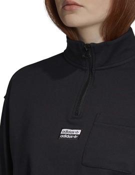 Sudadera Adidas Half Zip Negro