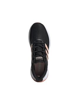 Zapatillas Adidas RunFalcon K Negro/Rosa