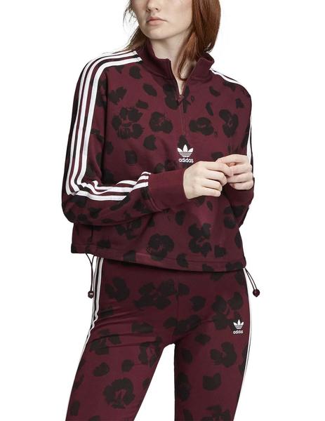 sudadera adidas originals granate
