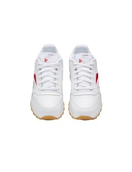 Zapatillas Reebok Classic Leather Blanco/Rojo/Mari