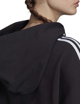 Sudadera Adidas Cropped Negro/Blanco