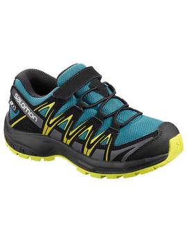 Zapatillas Salomon XA Pro 3D CSWP K Azul/Verde