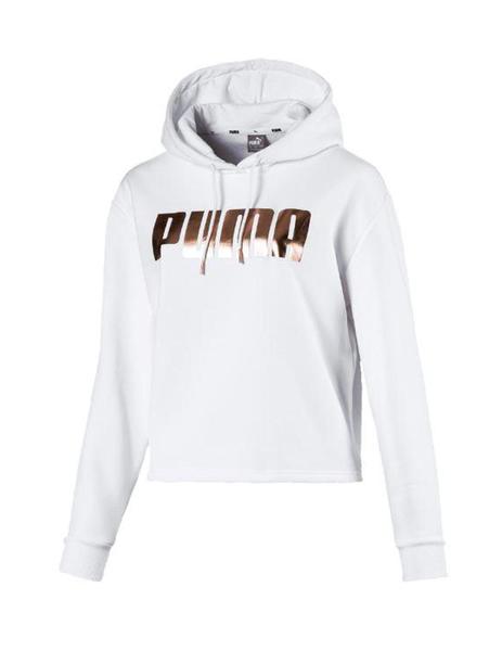 sudadera puma blanca y negra