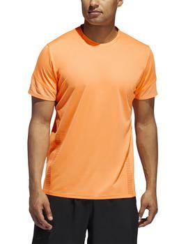 Camiseta Adidas 25/7 Tee Runr Naranja Fluor