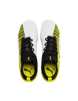 Botas Puma One 5.3 MG Blanco/Amarillo/Negro