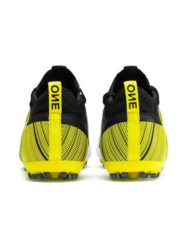 Botas Puma One 5.3 MG Blanco/Amarillo/Negro