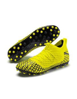 Botas Puma Future 4.3 Netfit MG Amarillo/Negro